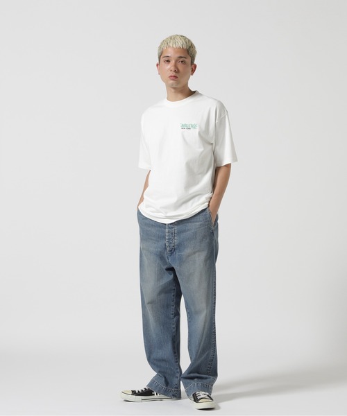 AVIREX（アヴィレックス）の「《直営店限定》GRAFFITI T-SHIRT "BORN IN THE NYC" / グラフィティ Tシャツ "ボーン イン ザ ニューヨーク" / AVIREX / アヴィレックス（Tシャツ/カットソー・メンズ・オリーブ系/ネイビー/ホワイト/ブラック・M/L/2XL/XL）」の11枚目の写真