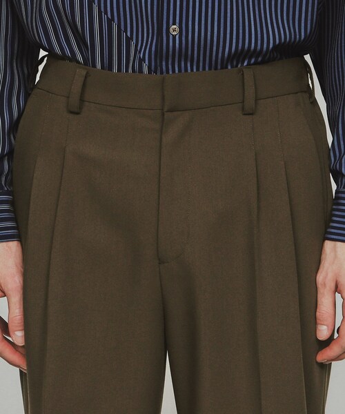 tk.TAKEO KIKUCHI(ティーケータケオキクチ)の「◆【Aラインシリーズ】スラックス(スラックス・メンズ・ブラック/ダークブラウン/ホワイト/グレー/ベージュ系1・01/03/02)」の10枚目の写真