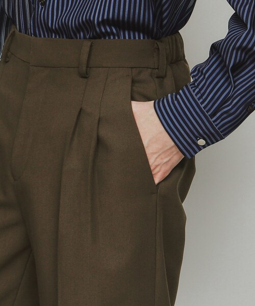 tk.TAKEO KIKUCHI(ティーケータケオキクチ)の「◆【Aラインシリーズ】スラックス(スラックス・メンズ・ブラック/ダークブラウン/ホワイト/グレー/ベージュ系1・01/03/02)」の11枚目の写真