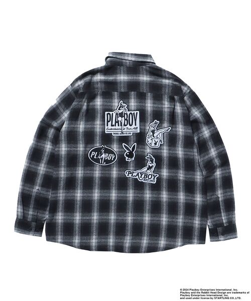 SEQUENZ（シークエンズ）】PB BUNNY PATCHES OMBRE L/S SHIRT