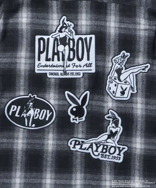 SEQUENZ（シークエンズ）】PB BUNNY PATCHES OMBRE L/S SHIRT