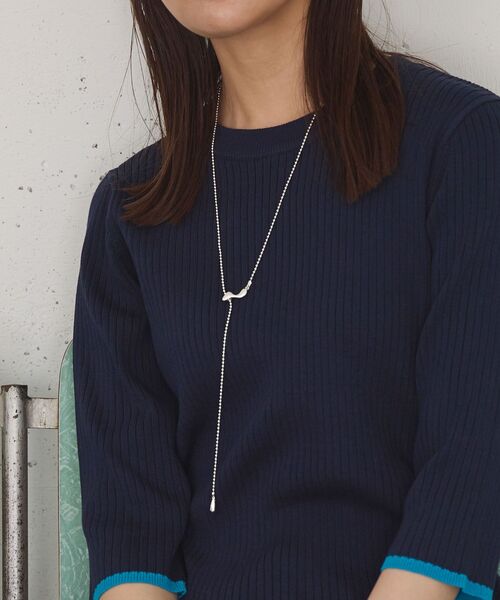 Green Parks(グリーンパークス)の「every walk.ボールチェーンスライドネックレス(ネックレス・レディース・シルバー/ゴールド・FREE)」の8枚目の写真