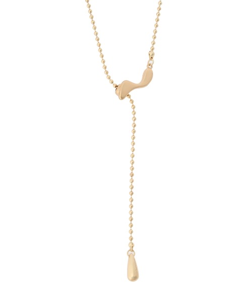 Green Parks(グリーンパークス)の「every walk.ボールチェーンスライドネックレス(ネックレス・レディース・シルバー/ゴールド・FREE)」の2枚目の写真