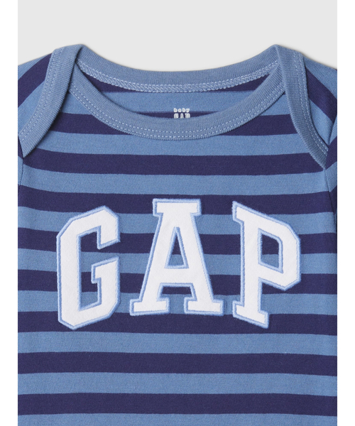 GAP（ギャップ）の「はじめてのお気に入り GAPロゴ ボディスーツ (ベビー)（ロンパース・キッズ・ブルー/グレー/ブルー系その他・90cm/50cm/60cm/70cm/80ｃｍ）」の5枚目の写真