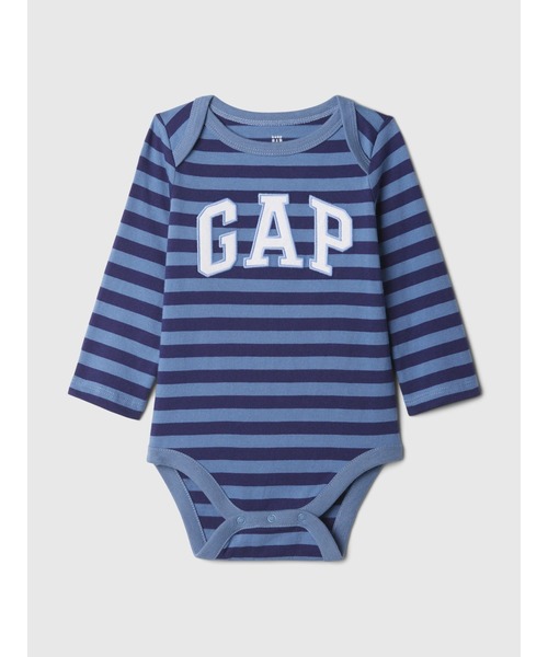 GAP（ギャップ）の「はじめてのお気に入り GAPロゴ ボディスーツ (ベビー)（ロンパース・キッズ・ブルー/グレー/ブルー系その他・90cm/50cm/60cm/70cm/80ｃｍ）」の2枚目の写真