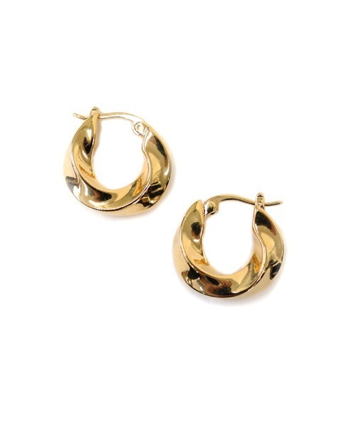 at.(アット)の「【at.】ヌナ ツイストフープピアス(ピアス(両耳用)・レディース・ゴールド/シルバー・FREE)」の18枚目の写真