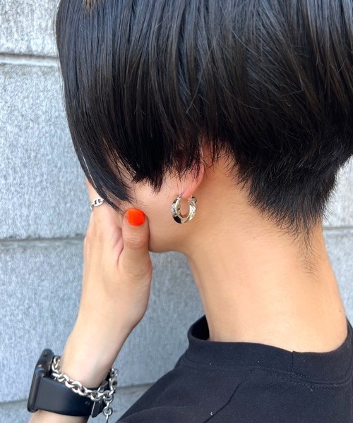 at.(アット)の「【at.】ヌナ ツイストフープピアス(ピアス(両耳用)・レディース・ゴールド/シルバー・FREE)」の10枚目の写真