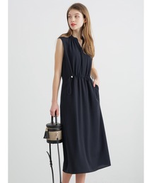 ◆2WAYストレッチシャツカラーワンピース