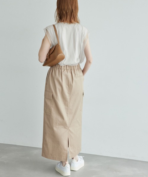 ROPE' PICNIC（ロペピクニック）の「チュールカットトップス（Tシャツ/カットソー・レディース・ライトグレー/ホワイト/ブラック・38）」の13枚目の写真