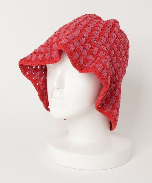 fridge（フリッジ）の「【Macmahon kniting mills】マクマホンニッティングミルズ Deeper Hat Combi（ハット・メンズ・パープル/ピンク/グリーン/ブルー・ONE SIZE）」の4枚目の写真