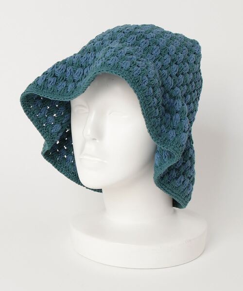 fridge（フリッジ）の「【Macmahon kniting mills】マクマホンニッティングミルズ Deeper Hat Combi（ハット・メンズ・パープル/ピンク/グリーン/ブルー・ONE SIZE）」の8枚目の写真