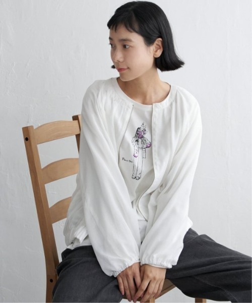 LBC(エルビーシー)の「GirlプリントロンT(Tシャツ/カットソー・レディース・チャコールグレー/コーラル/ベージュ/ホワイト・L/M)」の5枚目の写真