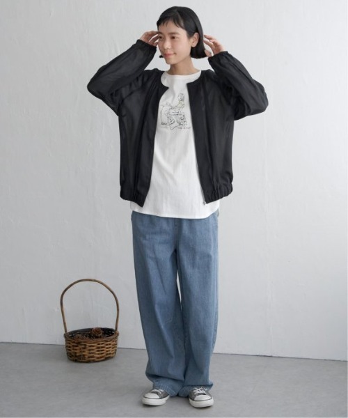 LBC(エルビーシー)の「GirlプリントロンT(Tシャツ/カットソー・レディース・チャコールグレー/コーラル/ベージュ/ホワイト・L/M)」の12枚目の写真