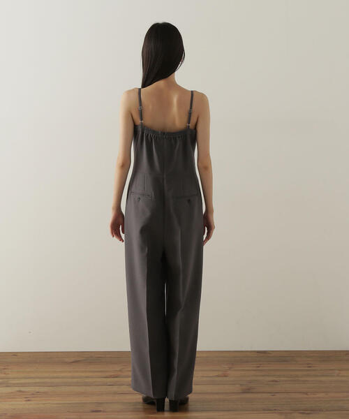 NATURAL BEAUTY BASIC（ナチュラルビューティーベーシック）の「◇【Oggi掲載】オールインワン（つなぎ/オールインワン・レディース・チャコールグレー/キャメル・MEDIUM）」の16枚目の写真