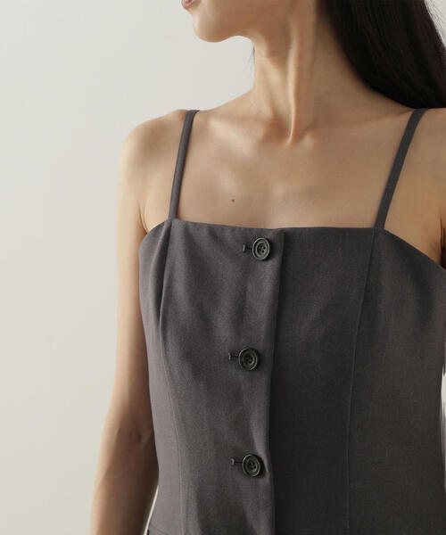 NATURAL BEAUTY BASIC（ナチュラルビューティーベーシック）の「◇【Oggi掲載】オールインワン（つなぎ/オールインワン・レディース・チャコールグレー/キャメル・MEDIUM）」の17枚目の写真