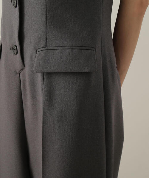 NATURAL BEAUTY BASIC（ナチュラルビューティーベーシック）の「◇【Oggi掲載】オールインワン（つなぎ/オールインワン・レディース・チャコールグレー/キャメル・MEDIUM）」の19枚目の写真