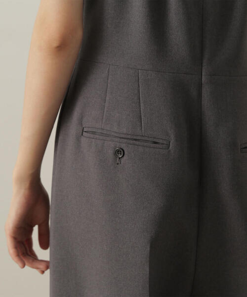 NATURAL BEAUTY BASIC（ナチュラルビューティーベーシック）の「◇【Oggi掲載】オールインワン（つなぎ/オールインワン・レディース・チャコールグレー/キャメル・MEDIUM）」の20枚目の写真