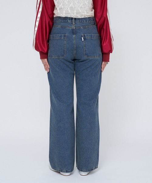 CONES BOSS（コーンズボス）の「【CONESBOSS/コーンズボス】ダブルニーデニムパンツ（その他パンツ・レディース・ベージュ/ブルー・MEDIUM/SMALL）」の22枚目の写真