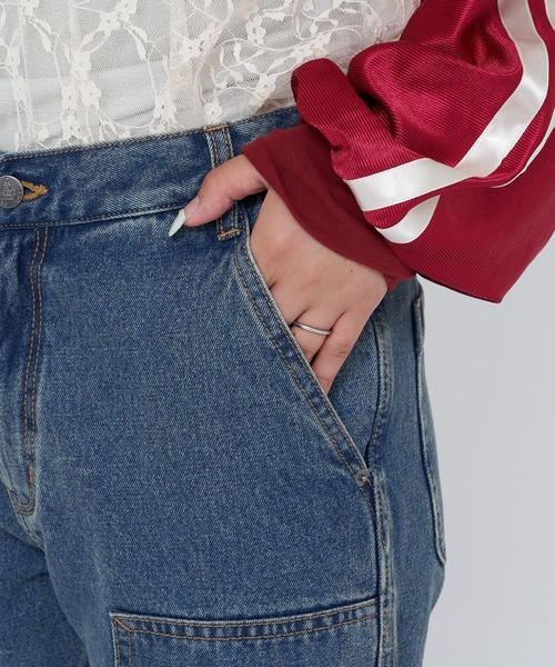 CONES BOSS（コーンズボス）の「【CONESBOSS/コーンズボス】ダブルニーデニムパンツ（その他パンツ・レディース・ベージュ/ブルー・MEDIUM/SMALL）」の20枚目の写真