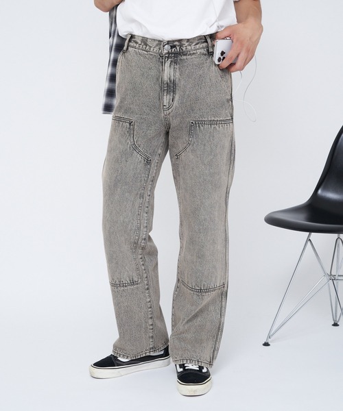 CONES BOSS（コーンズボス）の「【CONESBOSS/コーンズボス】ダブルニーデニムパンツ（その他パンツ・レディース・ベージュ/ブルー・MEDIUM/SMALL）」の17枚目の写真