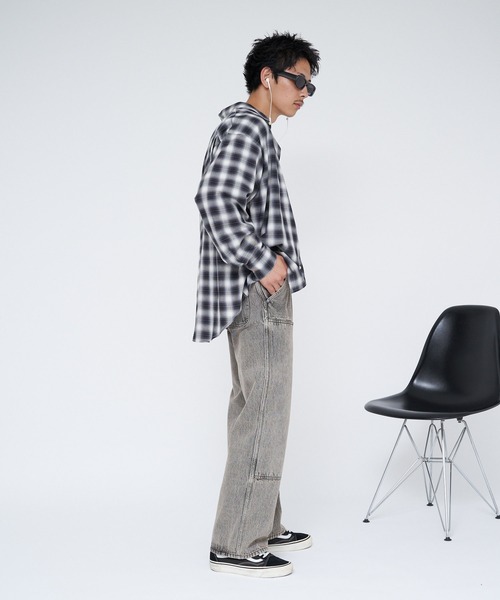 CONES BOSS（コーンズボス）の「【CONESBOSS/コーンズボス】ダブルニーデニムパンツ（その他パンツ・レディース・ベージュ/ブルー・MEDIUM/SMALL）」の11枚目の写真