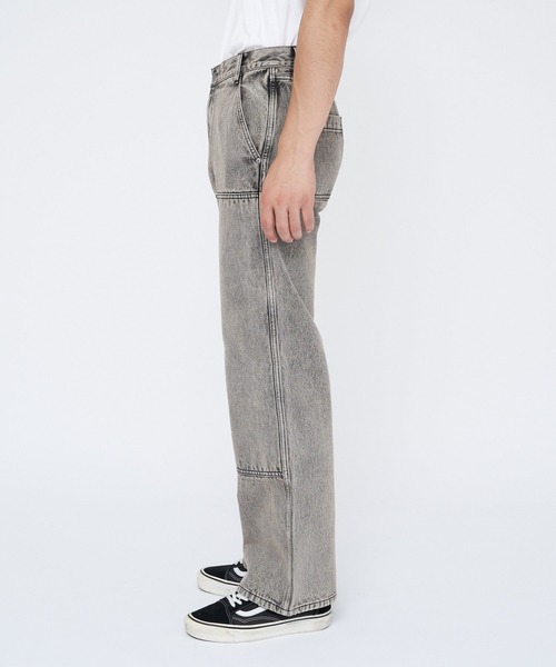 CONES BOSS（コーンズボス）の「【CONESBOSS/コーンズボス】ダブルニーデニムパンツ（その他パンツ・レディース・ベージュ/ブルー・MEDIUM/SMALL）」の8枚目の写真