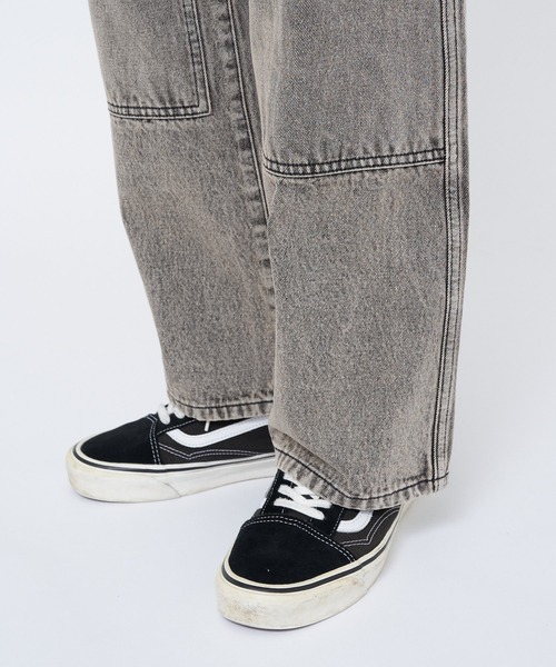 CONES BOSS（コーンズボス）の「【CONESBOSS/コーンズボス】ダブルニーデニムパンツ（その他パンツ・レディース・ベージュ/ブルー・MEDIUM/SMALL）」の4枚目の写真