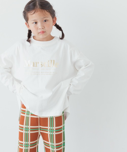 LOWRYS FARM（ローリーズファーム）の「アソートプリントロングスリーブ　 134393（Tシャツ/カットソー・キッズ・ブラック/チャコールグレー/ホワイト/ホワイト系その他・110cm/120cm/130cm/140cm/150cm）」の3枚目の写真