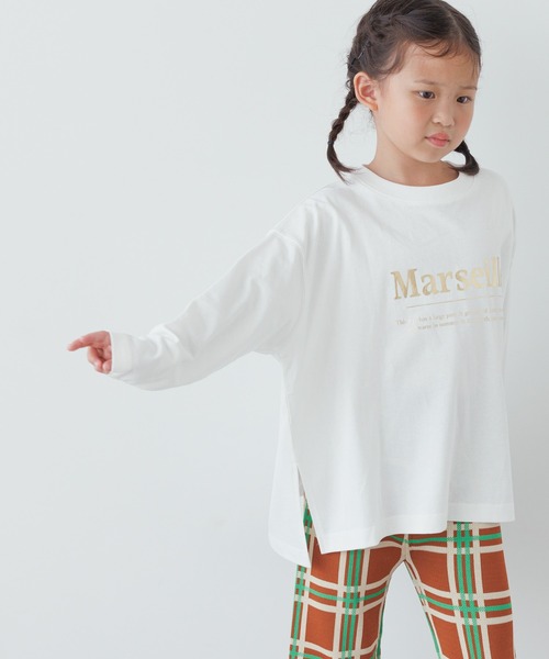 LOWRYS FARM（ローリーズファーム）の「アソートプリントロングスリーブ　 134393（Tシャツ/カットソー・キッズ・ブラック/チャコールグレー/ホワイト/ホワイト系その他・110cm/120cm/130cm/140cm/150cm）」の19枚目の写真