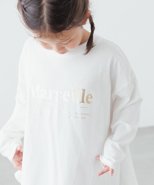 LOWRYS FARM（ローリーズファーム）の「アソートプリントロングスリーブ　 134393（Tシャツ/カットソー・キッズ・ブラック/チャコールグレー/ホワイト/ホワイト系その他・110cm/120cm/130cm/140cm/150cm）」の20枚目の写真