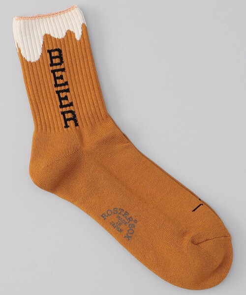 FREAK'S STORE(フリークスストア)の「ROSTERROSTER SOX/ロスターソックス 限定展開 SAKE/SOCKS / サケ ソックス(ソックス/靴下・レディース・イエロー/ライトグレー/ブラウン/ホワイト/オフホワイト/ナチュラル/レモンイエロー・SMALL/MEDIUM)」の6枚目の写真