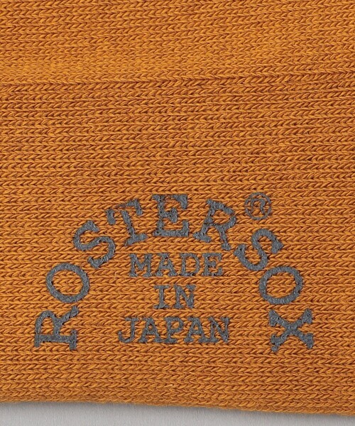 FREAK'S STORE(フリークスストア)の「ROSTERROSTER SOX/ロスターソックス 限定展開 SAKE/SOCKS / サケ ソックス(ソックス/靴下・レディース・イエロー/ライトグレー/ブラウン/ホワイト/オフホワイト/ナチュラル/レモンイエロー・SMALL/MEDIUM)」の9枚目の写真