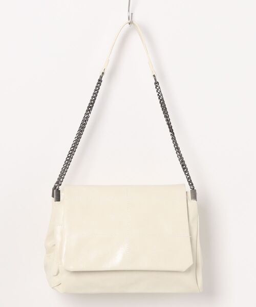 BARELY BLUE（ベアリーブルー）の「【 BARELY BLUE / ベアリーブルー 】 チェーン フラップ ハンドバッグ / ショルダーバッグ（ハンドバッグ・レディース・ブラック/ホワイト・FREE）」の17枚目の写真