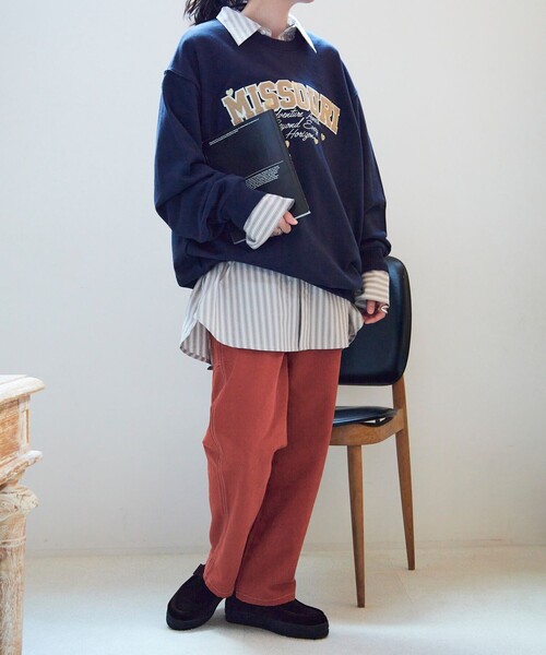 新品タグ付き ストライプシャツ ビックカフスシャツ シャツ FREAK'S STORE（フリークスストア）の「ビッグカフス マルチ