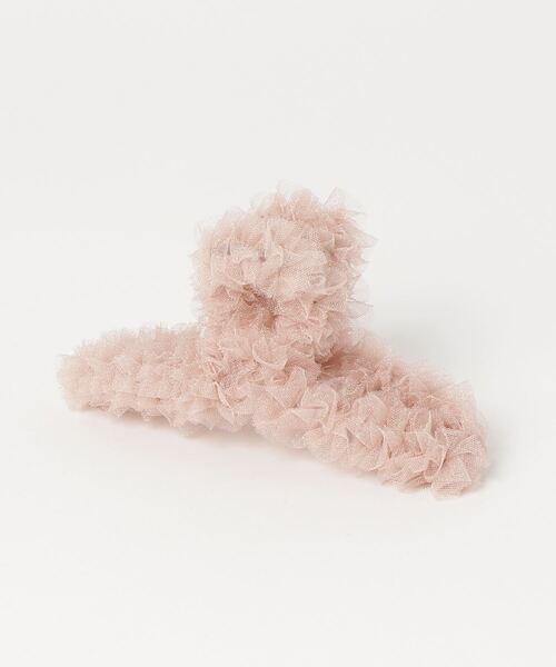 RUBY AND YOU（ルビーアンドユー）の「［select］チュール フリルヘアクリップ（バレッタ/ヘアクリップ・レディース・アイボリー系1/ブラック系1/ベージュ系2/ピンク系1/ピンク系2/ベージュ系1/ブラック系2/アイボリー系2・FREE）」の13枚目の写真
