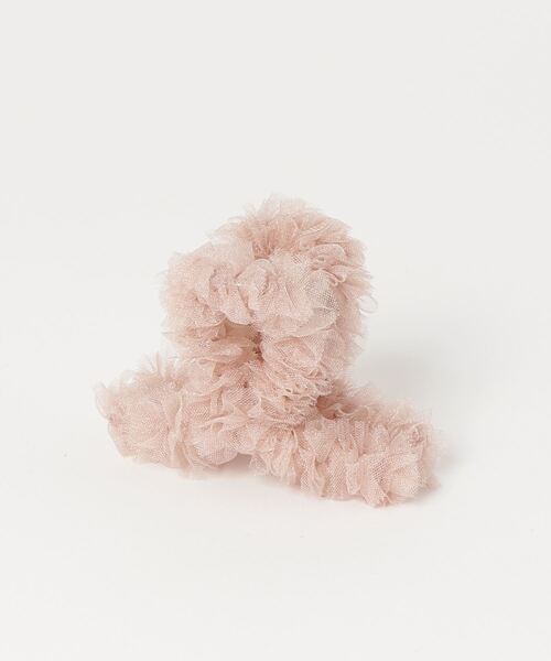 RUBY AND YOU（ルビーアンドユー）の「［select］チュール フリルヘアクリップ（バレッタ/ヘアクリップ・レディース・アイボリー系1/ブラック系1/ベージュ系2/ピンク系1/ピンク系2/ベージュ系1/ブラック系2/アイボリー系2・FREE）」の14枚目の写真