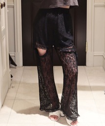 総レースヒップカットパンツ