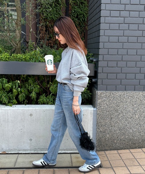 ISOOK(アイスー)の「【ISOOK / アイスー】ラメスウェット / 裏毛 ラメトップス プルオーバー 春服 春トップス ZOZOTOWN限定(スウェット・レディース・ブラック/グレー/ホワイト・FREE)」の8枚目の写真
