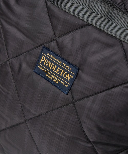 PENDLETON(ペンドルトン)の「【 PENDLETON / ペンドルトン 】キルティング ミニトートバッグ QT MINI TOTE(ハンドバッグ・レディース・オリーブドラブ/ブラック・FREE)」の9枚目の写真