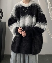 B.R.U | ニュアンス柄シャギーニット(ニット/セーター)