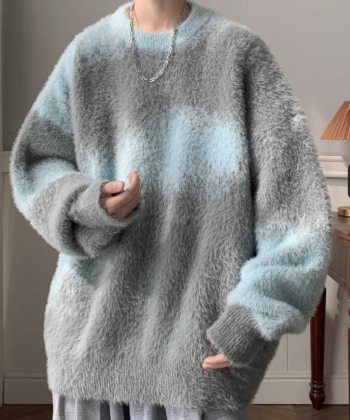 JOONE JOONAM ニット　ブルー S THE SHINZONE ニット セーター SHINZONE/シンゾーン コットン