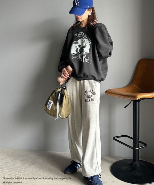 セール】『THE SATURDAY EVENING POST』前後2way裏起毛プルオーバー