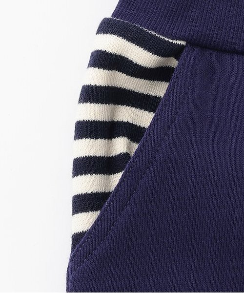 Love&Peace&Money（ラブアンドピースアンドマネー）の「【人気商品再入荷】【直営店で取り扱い無し】ボーダー星ポケット裏毛パンツ（その他パンツ・キッズ・ネイビー/グレー・80ｃｍ/90cm/100cm/110cm/120cm/130cm）」の7枚目の写真