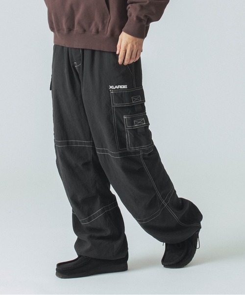 XLARGE(エクストララージ)の「CONTRAST STITCH CARGO PANTS(カーゴパンツ・メンズ・グレー/ブラック/ネイビー・S/M/L/XL)」の5枚目の写真