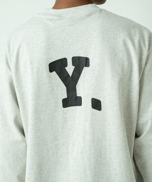 FCTY.(エフシーティーワイ)の「logo long sleeve tee / FCTY.ビッグロゴプリントロンT(Tシャツ/カットソー・メンズ・ライトブルー/ブラック/グレー・MEDIUM/LARGE)」の13枚目の写真