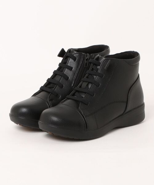 BRUNCH（ブランチ）の「レディース防滑・防水・幅広ブーツスニーカー(BT-334)（スニーカー・レディース・ブラウン/ブラック/カーキ・22.5cm/23.0cm/23.5cm/24.0cm/24.5cm/25.0cm）」の2枚目の写真