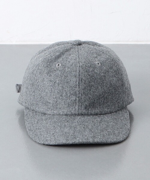 KIJIMA TAKAYUKI（キジマ　タカユキ）の「＜KIJIMA TAKAYUKI＞ MELTON CAP/メルトン キャップ（キャップ・メンズ・ブラック/グレー・FREE）」の3枚目の写真