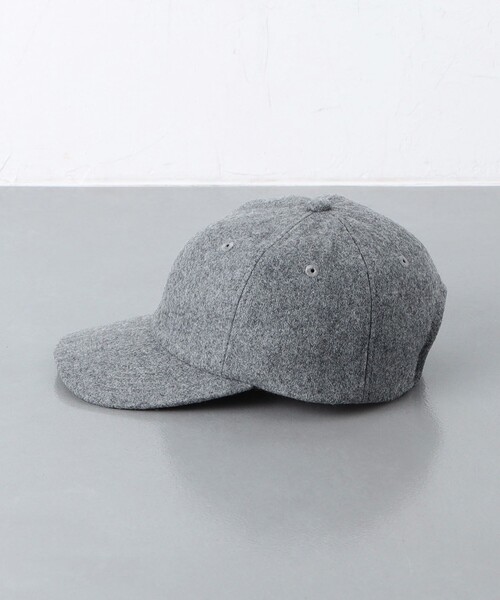 KIJIMA TAKAYUKI（キジマ　タカユキ）の「＜KIJIMA TAKAYUKI＞ MELTON CAP/メルトン キャップ（キャップ・メンズ・ブラック/グレー・FREE）」の4枚目の写真