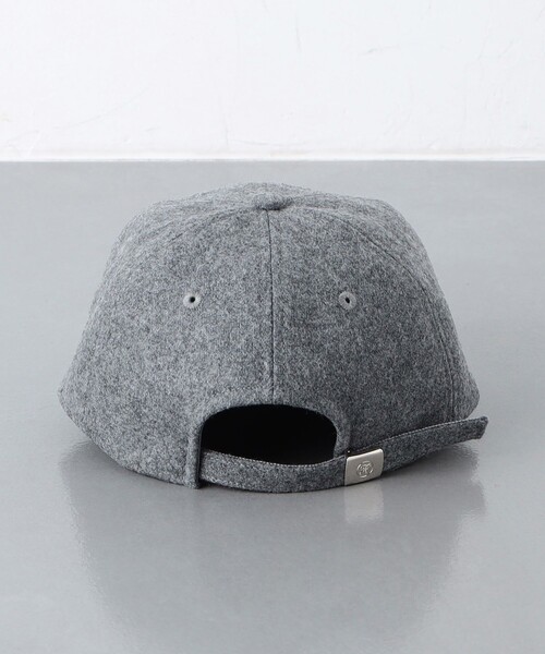 KIJIMA TAKAYUKI（キジマ　タカユキ）の「＜KIJIMA TAKAYUKI＞ MELTON CAP/メルトン キャップ（キャップ・メンズ・ブラック/グレー・FREE）」の5枚目の写真