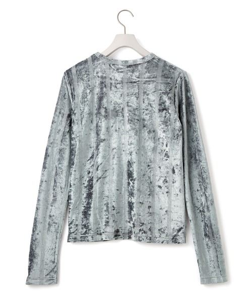 【セール】【Miller for ADAM ET ROPE'】別注ベロア L/S TEE（Tシャツ/カットソー）｜MILLER（ミラー）